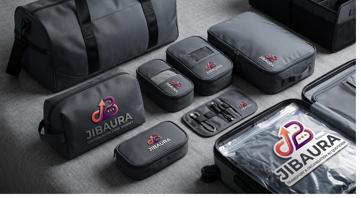 Collection Jibaura — valise, sac week-end et organisateurs de voyage